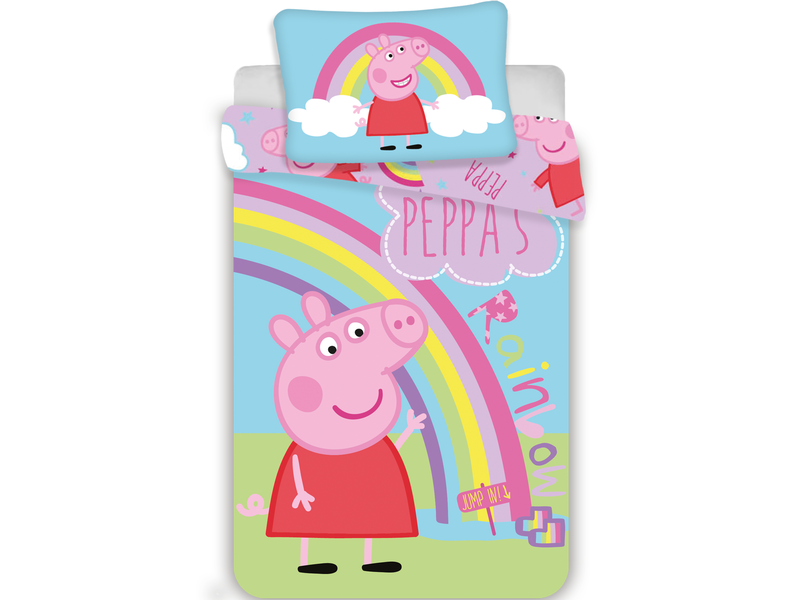 Peppa Pig - Babybettbezug 100 x 135 cm - Multi