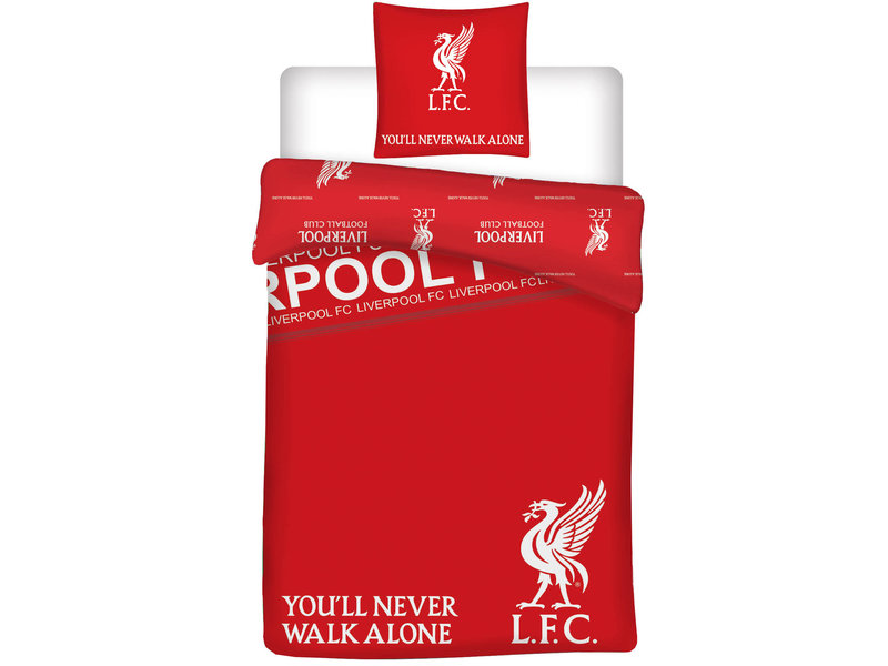 Liverpool FC Duvet cover - Single - 140 x 200 cm - Red