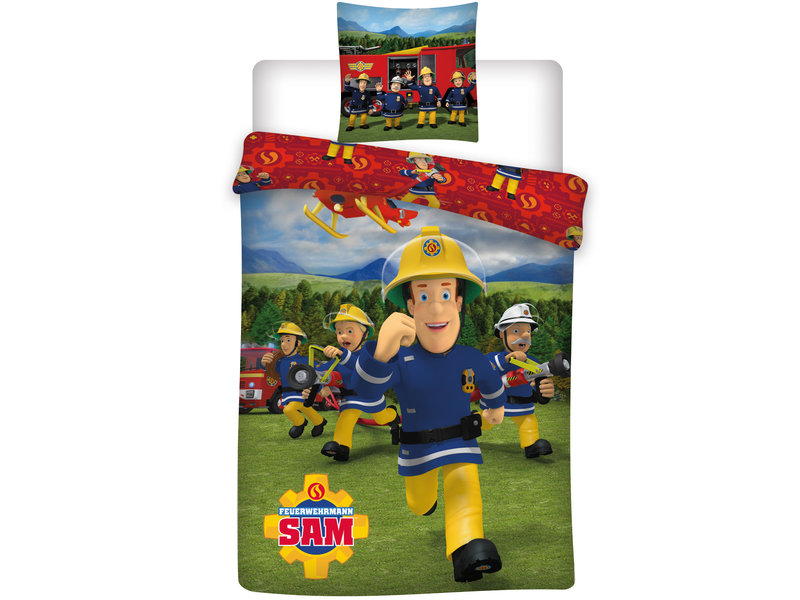 Brandweerman Sam Bettbezug Crew - 140 x 200 cm - Polyester