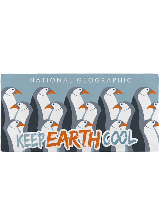 National Geographic Beach towel Penguins 70 x 140 cm