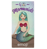 Emoji Mermaid Beach Towel - 70 x 140 cm - Blue