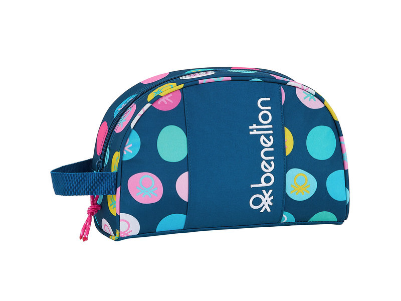 Polka Dots - Beauty-Tasche - 26 x 16 x 9 cm - Blau