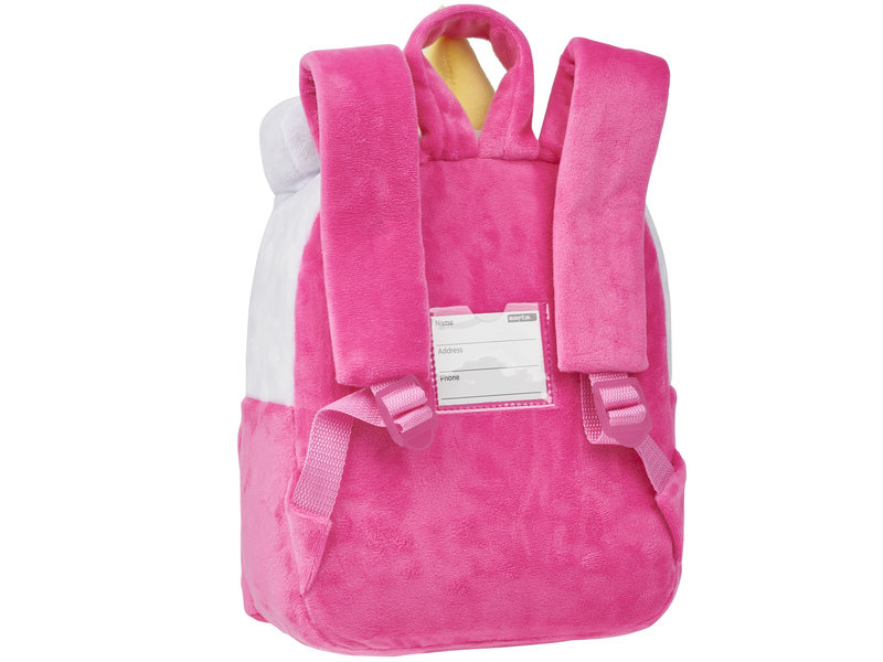 Unicorn Plush Toddler Backpack - 22 x 27 x 10 cm - Pink