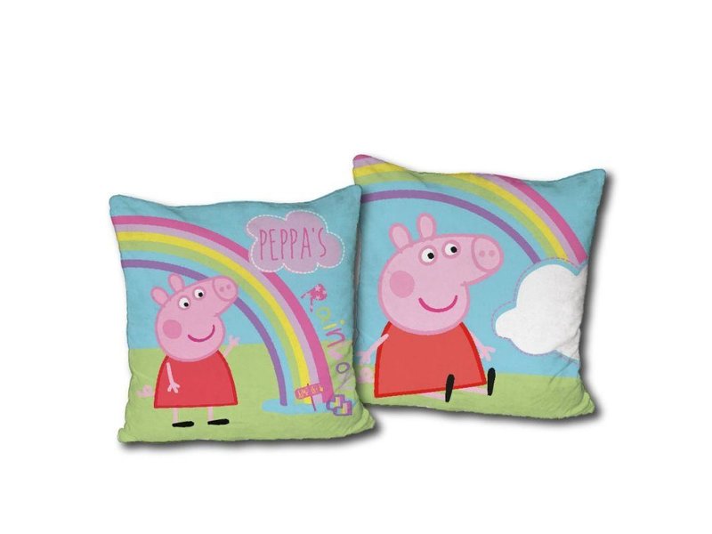 Peppa Pig Sierkussen Rainbow - 40 x 40 cm - Polyester