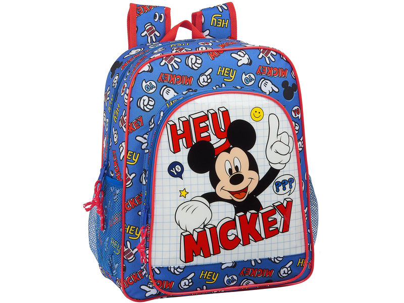 Disney Mickey Mouse Backpack, Things - 38 x 32 x 12 cm - Multi