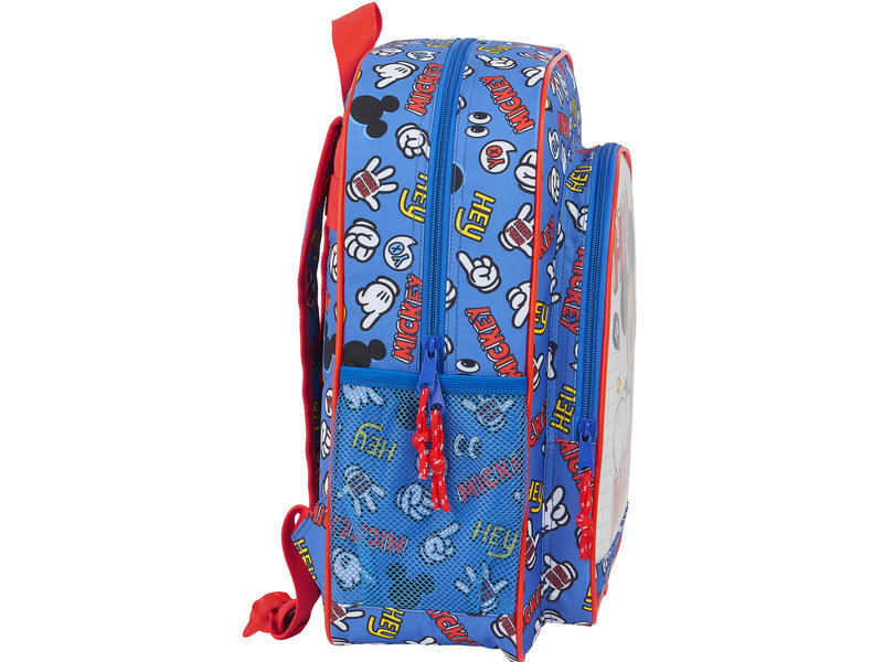 Disney Mickey Mouse Backpack, Things - 38 x 32 x 12 cm - Multi