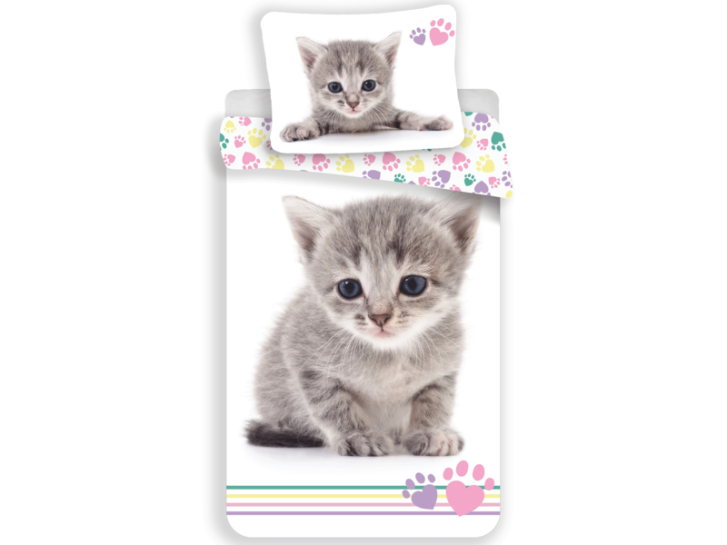 Animal Pictures Kitten Duvet cover - Single - 140 x 200 cm - Cotton