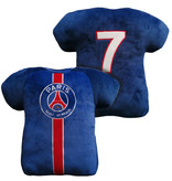 Paris Saint Germain Chemise - 38 cm - Coussin 3D - Bleu