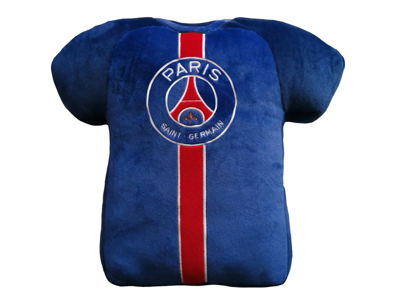 Paris Saint Germain Chemise - 38 cm - Coussin 3D - Bleu