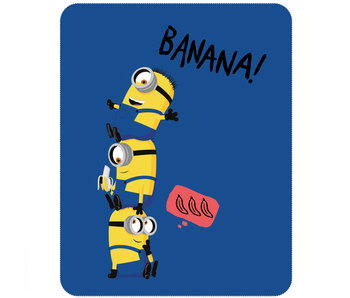 Minions Fleeceplaid Banana 110 x 140 cm