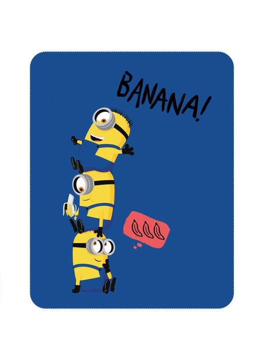 Minions Couverture polaire Banana 110 x 140 cm