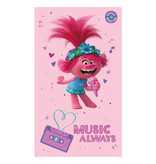 Trolls Serviette de plage Music - 70 x 120 cm - Rose