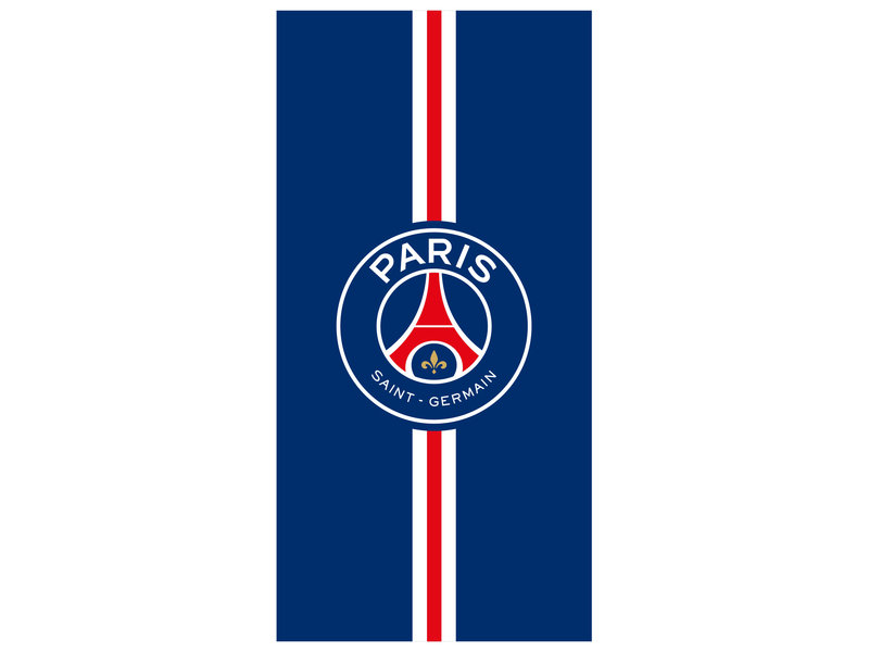 Paris Saint Germain Strandlaken Stripe - 75 x 150 cm - Blauw