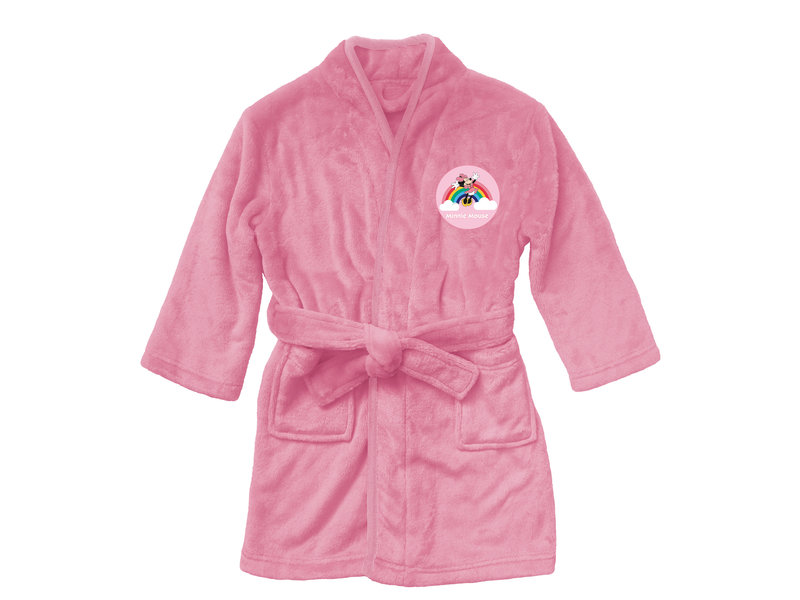 Disney Minnie Mouse Rainbow bathrobe - 6/8 years - Pink