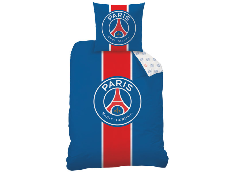 Paris Saint Germain Classique - Housse de couette - Seul - 140 x 200 cm - Coton