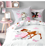 Disney Bambi Retro - Duvet cover - Single - 140 x 200 cm - White