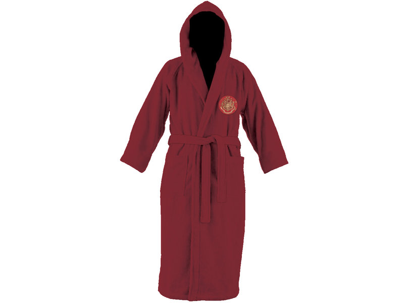 Harry Potter Peignoir Poudlard Patch - Taille 98/104 - Rouge