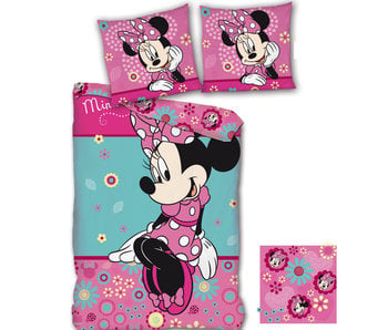 Disney Minnie Mouse Dekbedovertrek flowers 140x200cm + 65x65cm