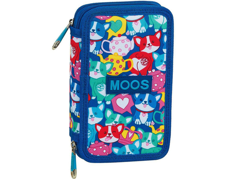 MOOS Corgi - Gevuld Etui - 28 stuks - Blauw