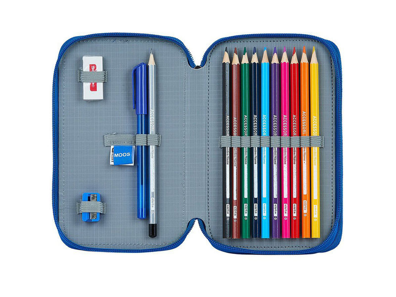 MOOS Corgi - Gevuld Etui - 28 stuks - Blauw