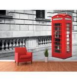 Londen Wall Mural Phone Booth - 366 x 253 cm