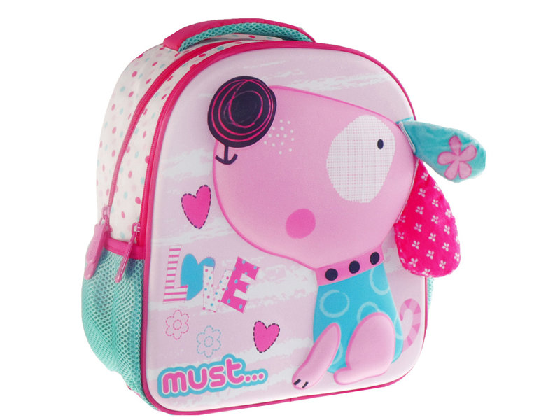 Must Rucksack, Hund - 31 x 27 x 10 cm - Polyester