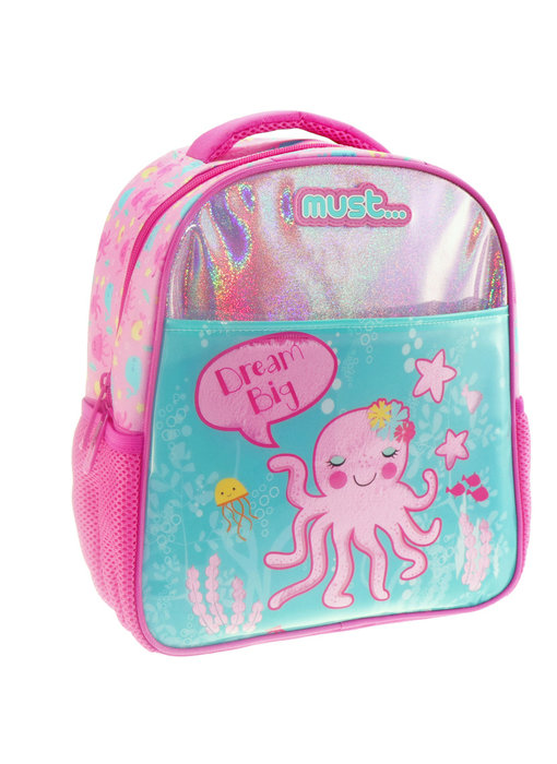 Must Backpack + Pouch Octopus 31 cm