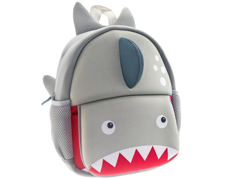 Must Sac à dos pour tout-petit Shark - 29 x 22 x 9 cm - Gris