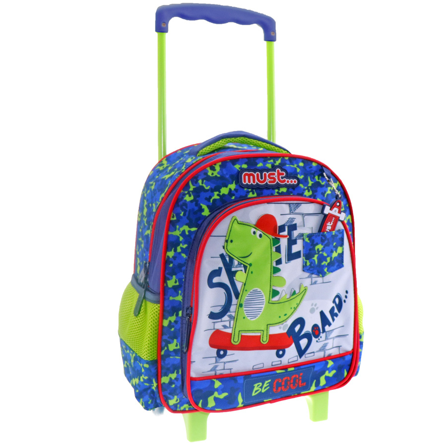 dinosaur trolley bag