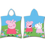 Peppa Pig and Suzy Sheep bath poncho - 50 x 115 cm - Multi