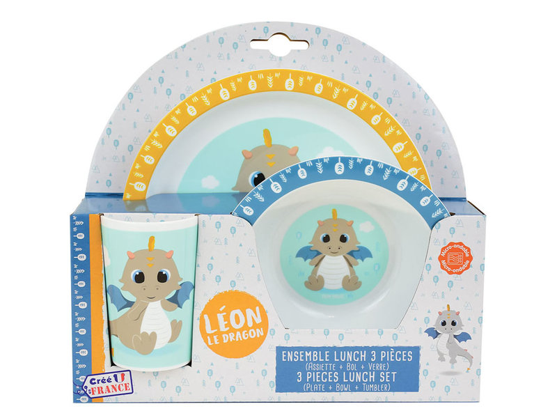 Leon de Draak Breakfast set - 3 pieces