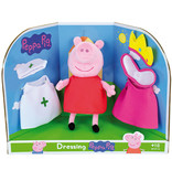 Peppa Pig Verkleedknuffel Fee en Dokter - 20 cm - Verkleedpop