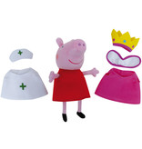 Peppa Pig Dress Up Peluche Fée et Docteur - 20 cm - Dress Up Doll