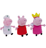 Peppa Pig Dress Up Plush Fairy and Doctor - 20 cm - Dress Up Doll