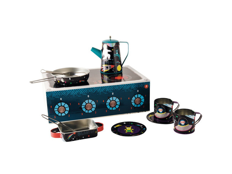 Floss & Rock Kitchen set Space - 10 pieces - Multi