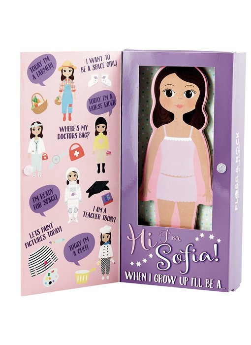 Floss & Rock Magnetic Dress up doll Sofia