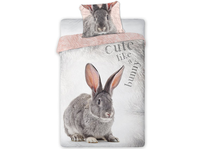 Animal Pictures Rabbit - Duvet cover - Single - 140 x 200 cm - Cotton