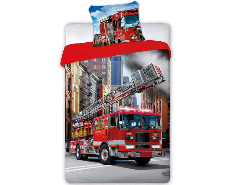 Brandweer Fire - Duvet cover - Single - 140 x 200 cm - Multi