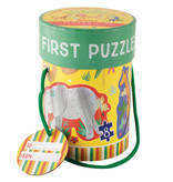 Floss & Rock Jungle - puzzels - 11 x 15 cm - 4 stuks