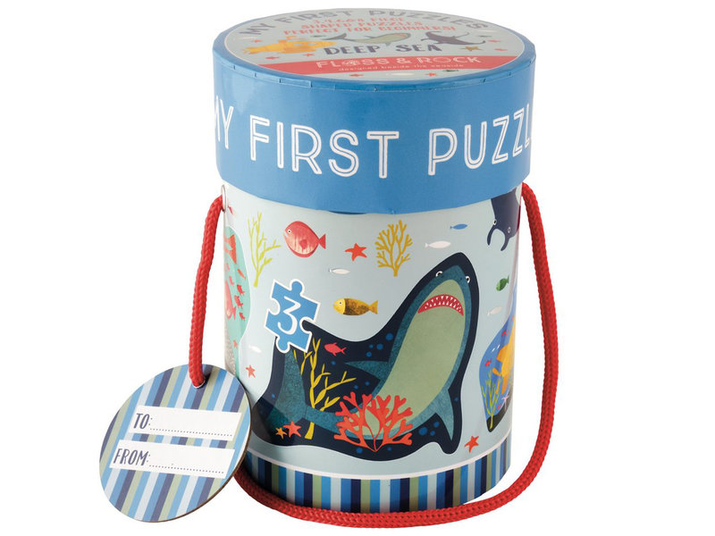 Floss & Rock Oceaan - puzzels - 11 x 15 cm - 4 stuks