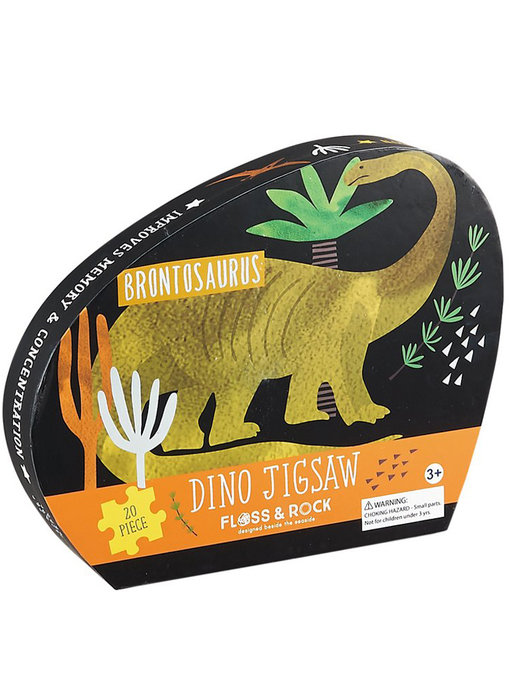 Floss & Rock Puzzle dinosaure 20 pièces