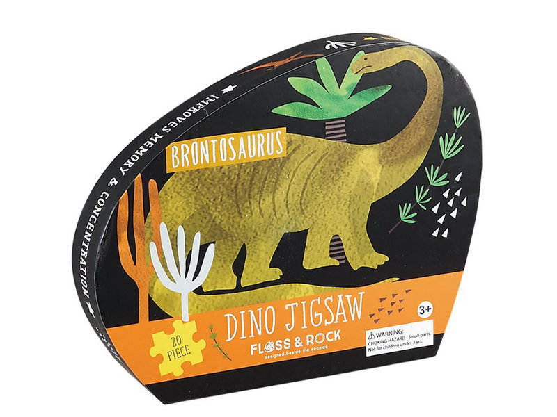 Floss & Rock Dinosaur - puzzle - 20 pieces - 38 x 33 cm - Multi