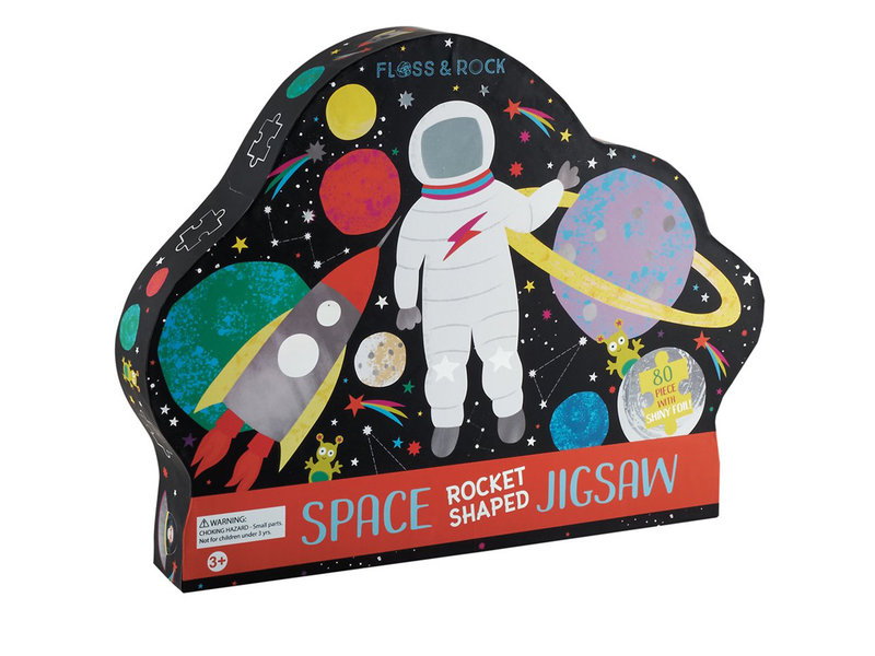 Floss & Rock Space - puzzle - 80 pieces - 35 x 55 cm - Multi