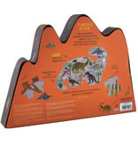 Floss & Rock Dinosaur - puzzle - 80 pieces - 35 x 55 cm - Multi