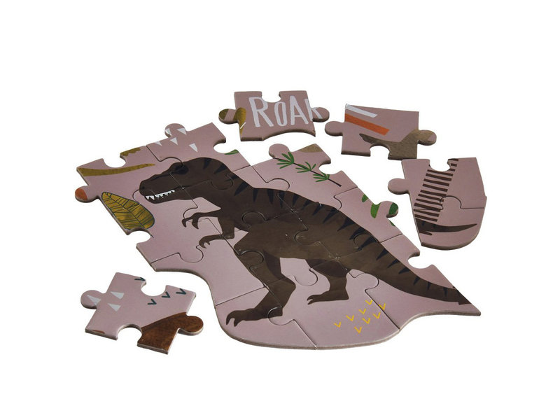 Floss & Rock Dinosaur - puzzle - 80 pieces - 35 x 55 cm - Multi