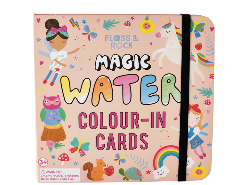 Floss & Rock Rainbow Fairy - water color cards - 19 x 18 cm - Multi