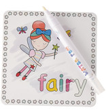 Floss & Rock Rainbow Fairy - water kleur kaarten - 19 x 18 cm -  Multi