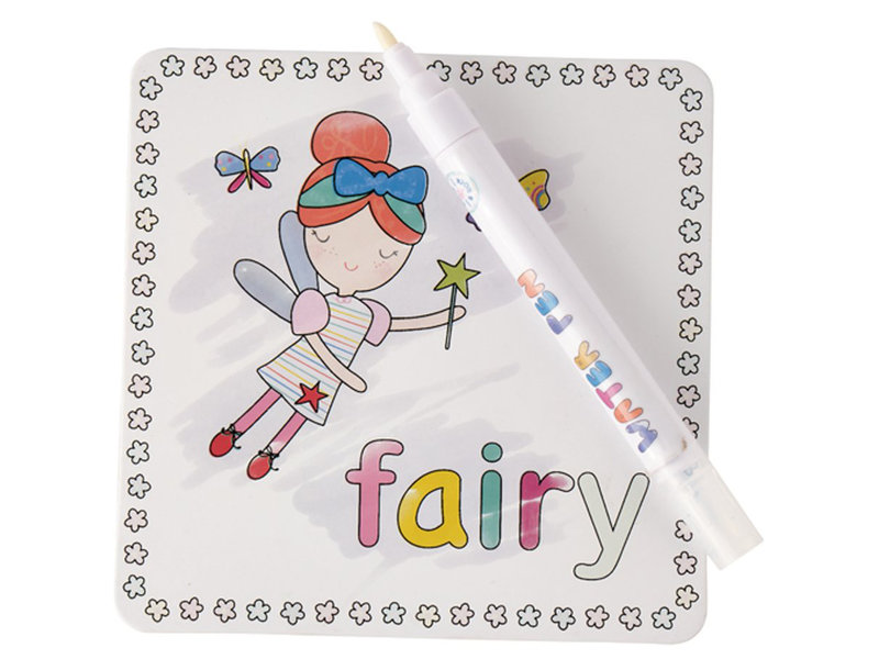 Floss & Rock Rainbow Fairy - cartes aquarelles - 19 x 18 cm - Multi