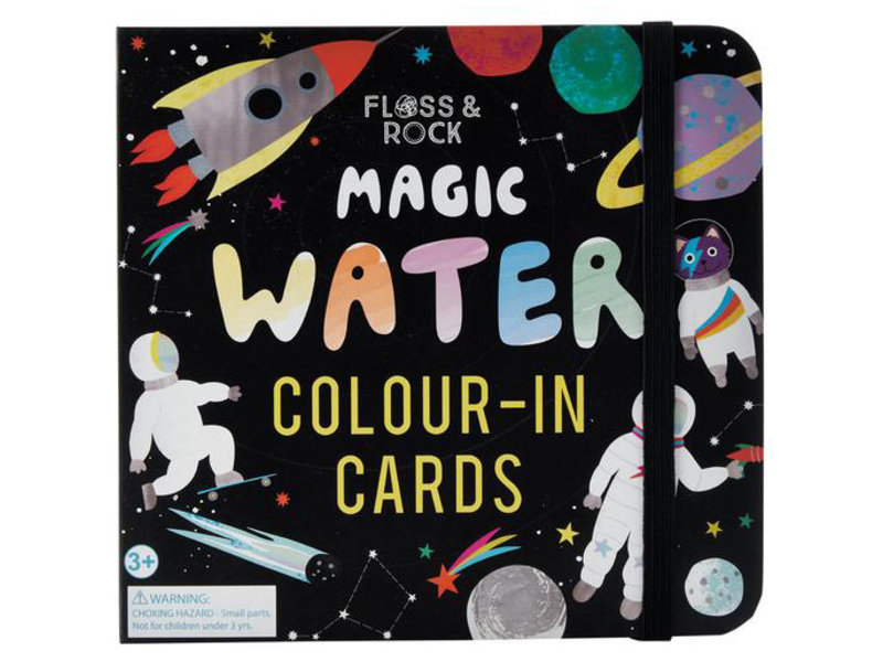 Floss & Rock Space - water color cards - 19 x 18 cm - Multi