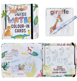 Floss & Rock Jungle - water color cards - 19 x 18 cm - Multi